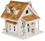 Le Petit Chalet LPC-1008 Gull Cottage Bird House - White and Natural