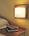Ribi wall sconce - small, Nickel Cuir Leather, 220 - 240V (for use in Australia, Europe, Hong Kong etc.), Pleated