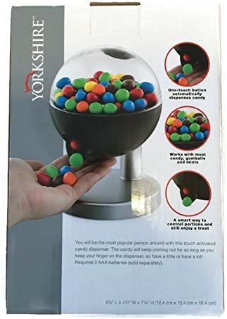 Yorkshire Touch Activated Candy Dispenser with Starburst Original Jellybeans - 2 Items