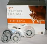 Clarisonic PRO Skin Care System 4 Speed WHITE + 4 BRUSH HEADS