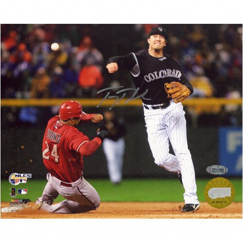 Buy Troy Tulowitzki Colorado Rockies - Turning Two - Autographed 8x10 Photograph by Steiner