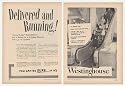 1948 JC Penney La Crosse WI Westinghouse Electric Stairway 2-Page Print Ad