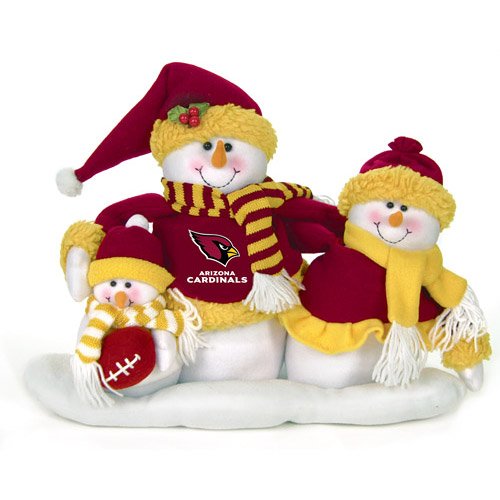 Arizona Cardinals Table Top Snow Family