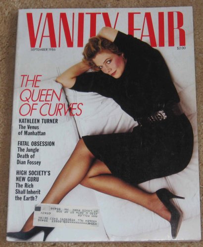 Vanity Fair Magazine September 1986 Kathleen Turner