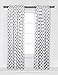 Bacati - Dots/pin Stripes Grey Large Dots Curtain Panel