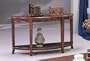 Contemporary Sleek Deep Brown Wood Sofa Table By Coaster Furniture