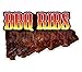 BBQ RIBS Concession Decal barbeque restaurant stand got
