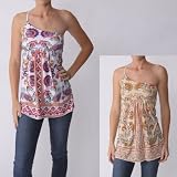 Energie Brand Juniors Empire Waist One Shoulder Neck Top