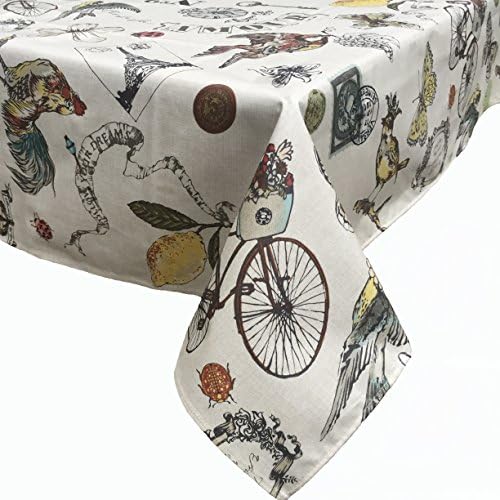 54" x 84" Rectangle Tablecloth, Laminated Cotton, indoor / indoor, waterproof, Color: CHILI - contact seller for custom size