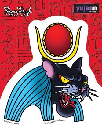 Officially Licensed Original Artwork Inc., Sunny Buick, Panther GOD - 4.75" x 4.5" - Sticker Decal