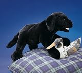 Folkmanis Black Labrador Retriever Puppy Puppet