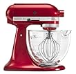KitchenAid KSM155GBCA Artisan Design Series 5-Quart Mixer, Candy Apple