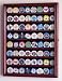 Casino Coin Chips Display Case Cabinet Holder w/ Glass Door