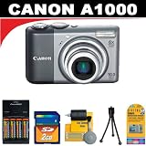 cheap Canon Powershot A2000IS 10MP Digital Camera with 6x Optical Image Stabilized Zoom + DB ROTH Deluxe Accessory Kit