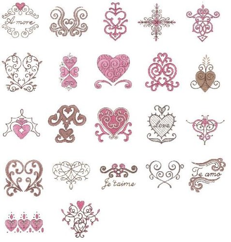 Brother/Babylock Embroidery Machine Card ROMANCE