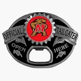 Maryland Terrapins Official Tailgater Belt Buckle Bottle Opener