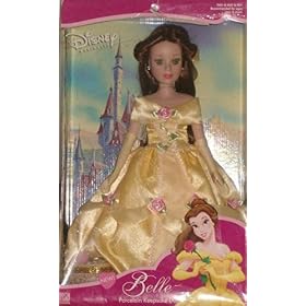 2002 Disney Princess BELLE 16" Porcelain Keepsake Doll