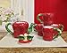 Apple 3-D,Teapot and 4 Mugs, 87456 by ACK