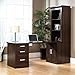 Sauder Office Port Library Return, Dark Alder finish