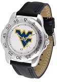 West Virginia Mountaineers WVU Mens AnoChrome Watch Steel