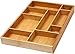YBM Home Bamboo Junk Drawer Organizer with 9 Compartment Organization Tray for Sewing, Craft, Office, Bathroom and Kitchen Storage, 337