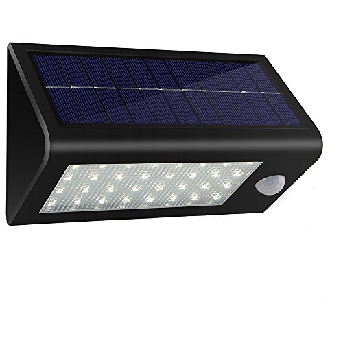Solar Lights,400 Lumens Solar Powered Motion Sensor Light,32 LED Rechargeable Waterproof Outdoor Wireless Wall/Step/Porch/Pathway/Garden/Street Security Lighting(Screwdriver Included) -1Pack