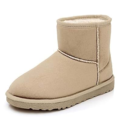 CRAVOG Botte De Neige Bottines court chaussure de coton Chaussures d