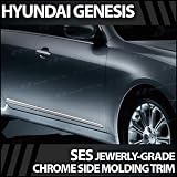 2009-2012 Hyundai Genesis SES Chrome Door Molding Trim