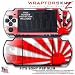 Rising Sun Red WraptorSkinz Skin and Screen Protector Kit fits Sony PSP Slim (PSP 2000)