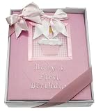 *  Baby s First Birthday   - Girl s Photo Album (Holds 72 Photos)