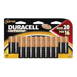 Duracell Coppertop AA 20 Count Pack