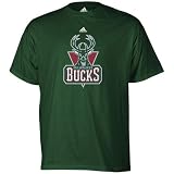 NBA Men's Milwaukee Bucks Short Sleeve T- Shirt (Dark Green, X Large)