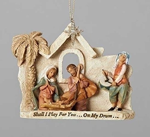 Pack of 6 Fontanini “Shall I Play For You…” Religious Holy Family Christmas Ornaments #54669 Pack of 6 Fontanini “Shall I Play For You…” Religious Holy Family Christmas Ornaments #54669