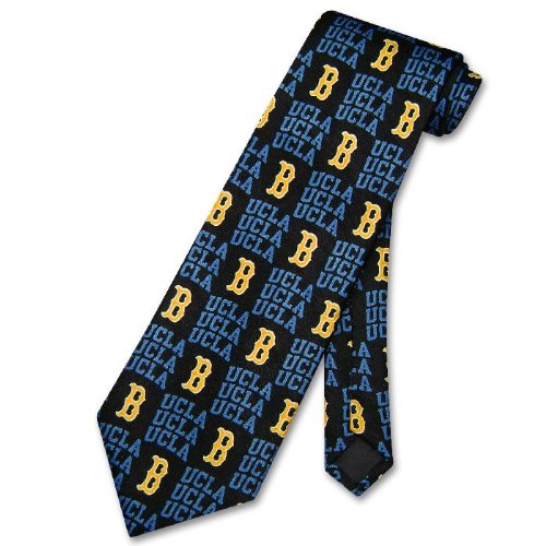 UCLA Neck Tie GRID Pattern U.C.L.A. College Men's NeckTie