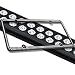 License 2 Bling 256 Swarovski Crystals Black License Plate Frame Iced Crystal (Midnight Series)
