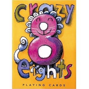 eeBoo Crazy Eights Card Game