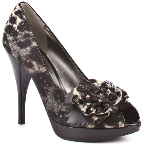 Guess Women's Wildfiring Peep-Toe Pump,Black Leopard Multi,9 M US Guess Women's Wildfiring Peep-Toe Pump,Black Leopard Multi,9 M US