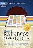 New International Version-DuoTone  (Brown/Chestnut) (Standard Rainbow Study Bible)