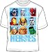 Search : Marvel Team-Ups MARVEL HERO Marvel Comics Adult White Tee T-shirt, Medium