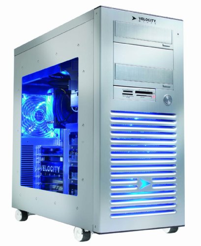 Velocity Micro Edge Gx645 Ultra Desktop PC (2.93 GHz Intel Core i7 940 Processor, 6 GB RAM, 1 TB Hard Drive, 512 MB 2 x ATI 4850HD Graphics, 20x DVD burner, Blu-ray Drive, Vista Premium) Silver