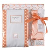 SwaddleDesigns Boxed Gift Set - Orange Mod Circles