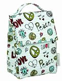 Sugarbooger Classic Lunch Sack, Peace Love