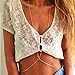 Ladies Bikini Crossover Harness Waist Belly Body Chain Necklace Body Jewelry HOT SALE