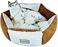 Armarkat Pet Bed, C02NZS/MB, Brown & Ivory