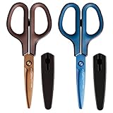 プラス はさみ フィットカットカーブ プレミアムチタン ブルー+ブラウン 34551+34552 プラス はさみ フィットカットカーブ プレミアムチタン ブルー+ブラウン 34551+34552