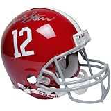 Riddell Alabama Crimson Tide #12 Bart Starr Autographed Full-Size Authentic Helmet