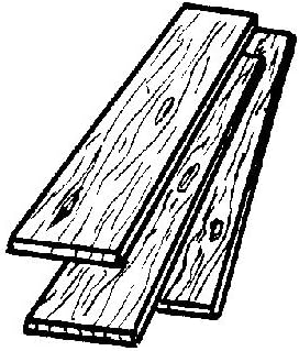 Thunderbird Forest Poplar Board 1/2 " X 4 " X 2 ' Poplar