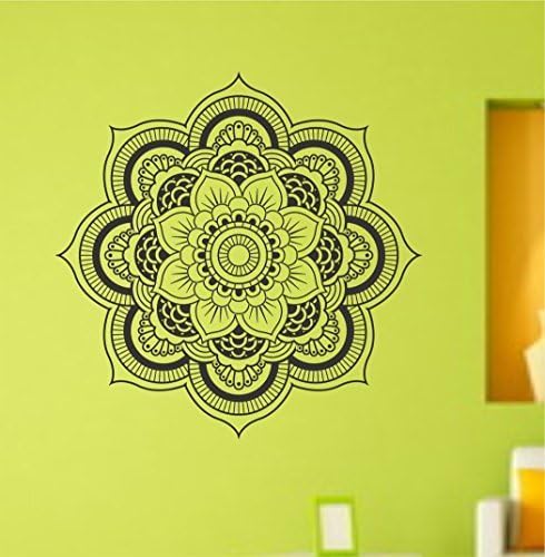 Mandala Menhdi Flower Pattern Version 101 Decal Sticker Wall Decals Stickers Art Graphic by Dabbledown Decals