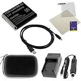 Premium NB-6L Lithium-Ion Replacement Battery + Home Travel Charger with Ca ....