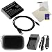 Premium NB-6L Lithium-Ion Replacement Battery + Home Travel Charger with Car Adapter + 6 Feet USB 2.0 A to 5-Pin Mini B Cable + Zipper Eva Pouch Carrying Case + Universal LCD Screen Protector For Canon ELPH PowerShot SD1300 SD1200 SD3500 SD4000 IS Digital Camera